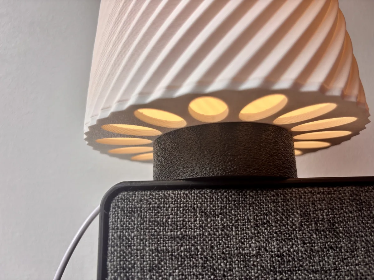 Lampe LED design spirale – Éclairage d’ambiance USB – Blanc & noir - photo 5