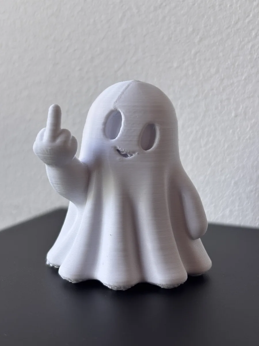 Mini fantôme rebelle 👻 Déco Halloween avec doigt d’honneur